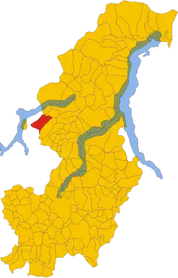 Locatie van Lanzo d'Intelvi in Como (CO)