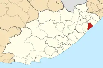 Ligging Port St Johns Local Municipality