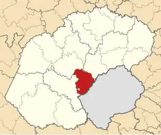 Ligging Mantsopa Local Municipality