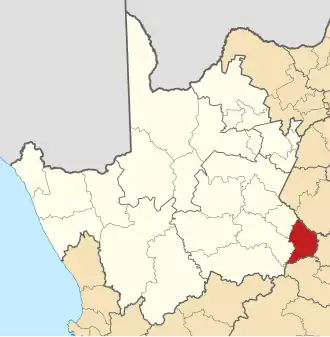 Noord-Kaap, Umsobomvu ingekleurd