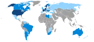 Verspreiding van Serviërs