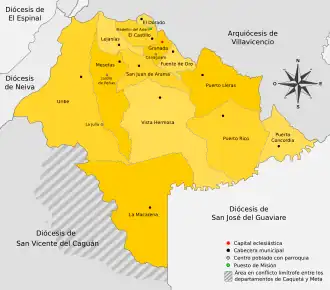 Bisdom Granada en Colombia