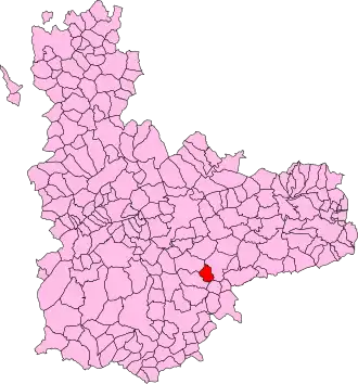 Kaart van Aldea de San Miguel