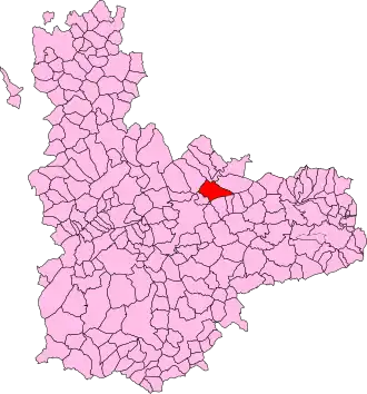 Kaart van Cabezón de Pisuerga