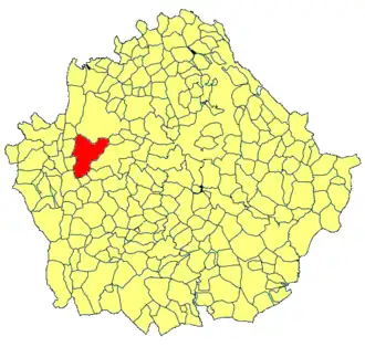 Kaart van Campos del Paraíso