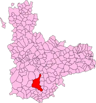 Kaart van Medina del Campo