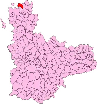 Kaart van Monasterio de Vega