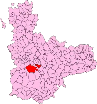 Kaart van Tordesillas