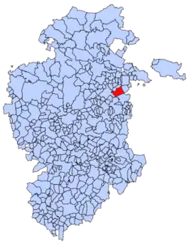 Kaart van Quintanilla San García