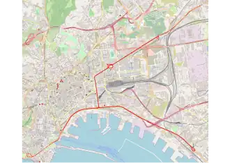 Tramnet Napels; 2021