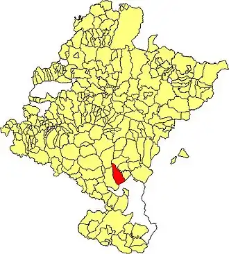 Kaart van Murillo el Cuende