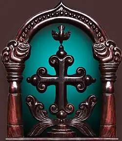 Thomaskruis, symbool van de Thomaschristenen