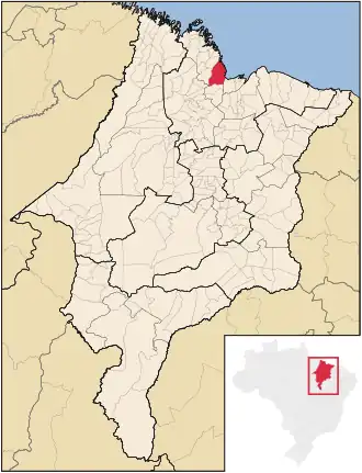 Kaart van Alcântara