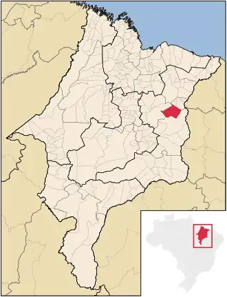 Kaart van Aldeias Altas