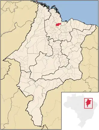 Kaart van Bacurituba