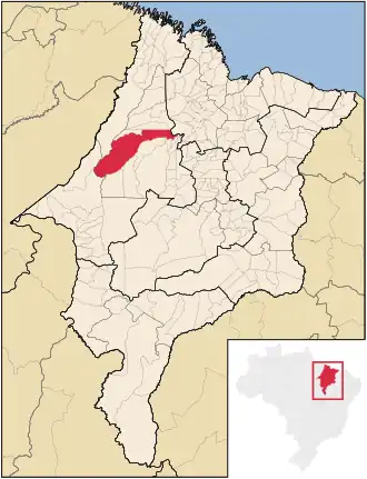 Kaart van Bom Jardim