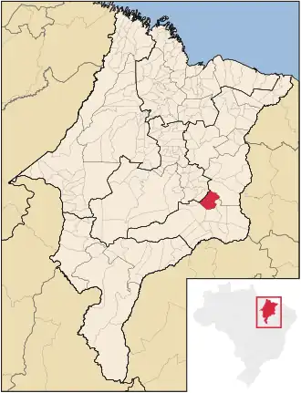 Kaart van Buriti Bravo