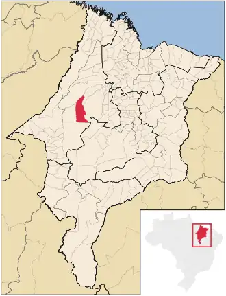 Kaart van Buriticupu