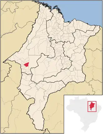 Kaart van Buritirana