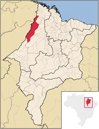 Kaart van Centro Novo do Maranhão