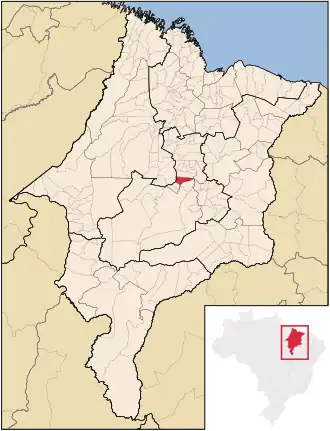 Kaart van Esperantinópolis