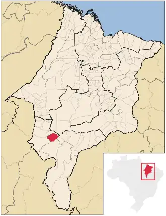 Kaart van Feira Nova do Maranhão