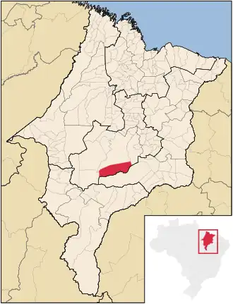 Kaart van Fernando Falcão