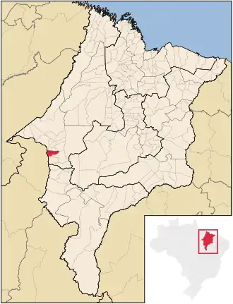 Kaart van Governador Edison Lobão