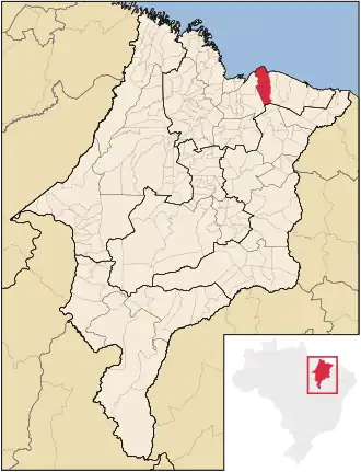 Kaart van Humberto de Campos