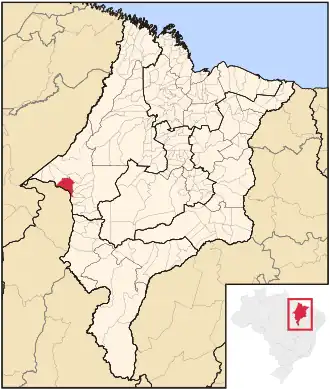 Kaart van Imperatriz