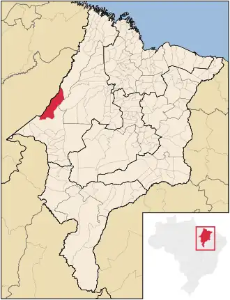 Kaart van Itinga do Maranhão