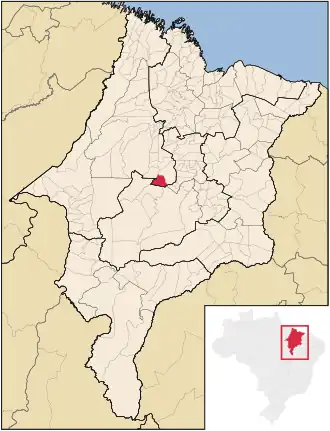 Kaart van Lagoa Grande do Maranhão