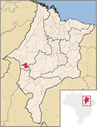 Kaart van Montes Altos