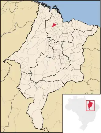 Kaart van Palmeirândia