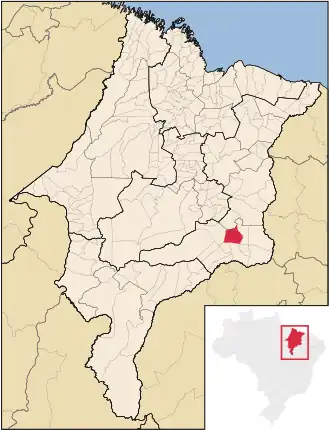 Kaart van Passagem Franca