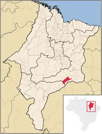 Kaart van Pastos Bons