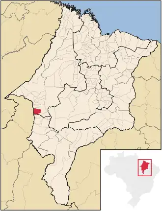 Kaart van Ribamar Fiquene