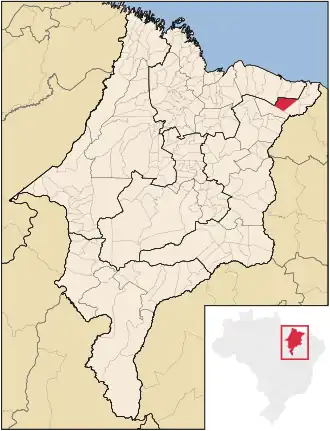 Kaart van Santana do Maranhão