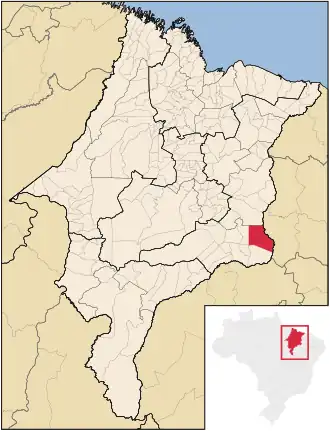 Kaart van São Francisco do Maranhão