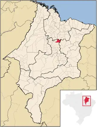 Kaart van São Mateus do Maranhão