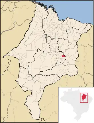 Kaart van Senador Alexandre Costa