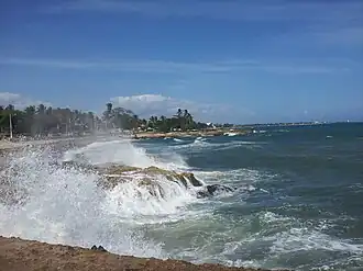 De kust in de gemeente San Pedro de Macorís