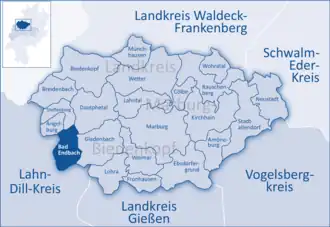 Kaart van Bad Endbach