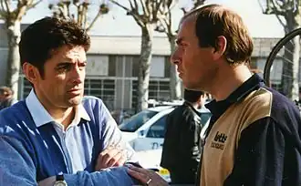 Jean-Luc Vandenbroucke (rechts) met Marc Madiot