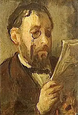 Portret van Edgar Degas, voor 1900, Versailles, Musée de l'Histoire de France