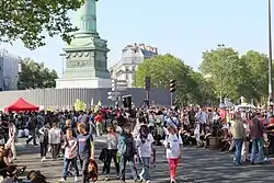 Protest tegen Macron, 2018