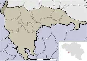 Kaart van Marchipont