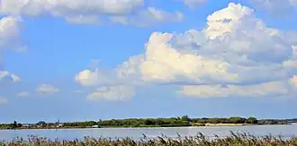 Het eiland Marchjepôle in het Tjeukemeer