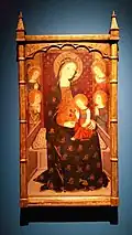 Madonna met Kind en engelen, ca. 1380, Museu Nacional d'Art de Catalunya, Barcelona