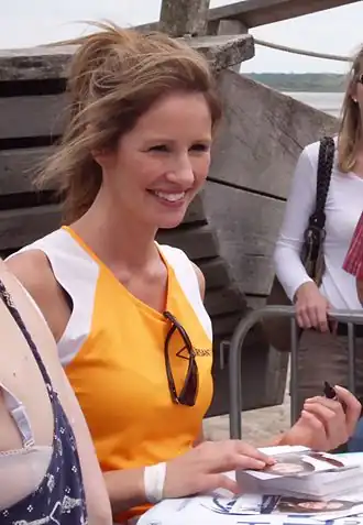 Mareile Höppner bij Beachvolleybal-Starcup 2013